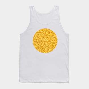 Macaroni Pasta Elbow Noodles Food Photograph Circle Tank Top